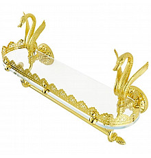 Полка стеклянная 50 см Migliore Luxor 26139