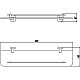 Заказать Полка стеклянная 52 см Savol 99 S-009991 в магазине сантехники Santeh-Crystal.ru
