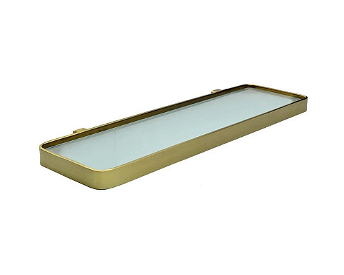 Купить Полка стеклянная 40 см Bronze de Luxe Scandi 10511 в магазине сантехники Santeh-Crystal.ru