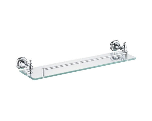 Приобрести Полка стеклянная 52,8 см Rose RG1119 в магазине сантехники Santeh-Crystal.ru