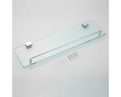 Заказать Полка стеклянная 50 см Rose RG1719 в магазине сантехники Santeh-Crystal.ru
