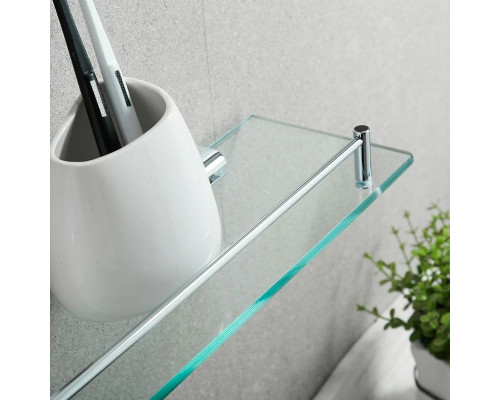 Заказать Полка стеклянная 50 см Rose RG1719 в магазине сантехники Santeh-Crystal.ru