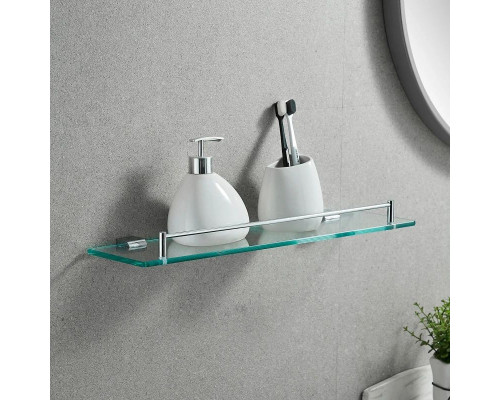 Заказать Полка стеклянная 50 см Rose RG1719 в магазине сантехники Santeh-Crystal.ru