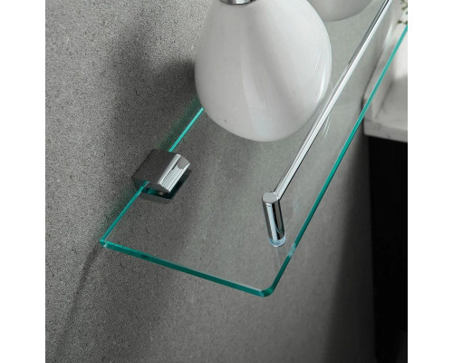 Заказать Полка стеклянная 50 см Rose RG1719 в магазине сантехники Santeh-Crystal.ru