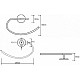 Приобрести Полотенцедержатель Bemeta Alfa 102402062 в магазине сантехники Santeh-Crystal.ru
