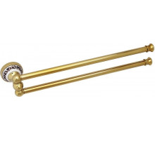 Полотенцедержатель двойной поворотный 46 см Fixsen Bogema Gold FX-78502AG