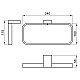 Купить Кольцо для полотенец Noken Urban-C N603470006 в магазине сантехники Santeh-Crystal.ru