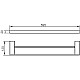 Приобрести Полотенцедержатель 59,5 см Aquanet 00241910 в магазине сантехники Santeh-Crystal.ru