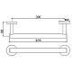 Купить Полотенцедержатель 30 см Jaquar Continental ACN-CHR-1101S в магазине сантехники Santeh-Crystal.ru