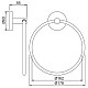 Приобрести Кольцо для полотенец Jaquar Continental ACN-CHR-1121BN в магазине сантехники Santeh-Crystal.ru