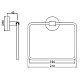 Купить Кольцо для полотенец Jaquar Continental ACN-CHR-1121N в магазине сантехники Santeh-Crystal.ru