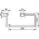 Купить Кольцо для полотенец KEUCO Smart.2 14721010000 в магазине сантехники Santeh-Crystal.ru