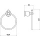 Купить Кольцо для полотенец Savol 57B S-05760B в магазине сантехники Santeh-Crystal.ru