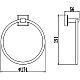 Заказать Кольцо для полотенец Savol 95 S-009560 в магазине сантехники Santeh-Crystal.ru