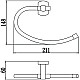 Купить Кольцо для полотенец Savol 99 S-009963 в магазине сантехники Santeh-Crystal.ru