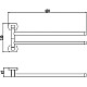 Купить Полотенцедержатель 42 см Savol 99 S-009902 в магазине сантехники Santeh-Crystal.ru