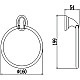 Заказать Кольцо для полотенец Savol 31 S-003160 в магазине сантехники Santeh-Crystal.ru