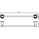 Приобрести Полотенцедержатель 62,3 см Savol 66H S-606624H в магазине сантехники Santeh-Crystal.ru