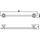Заказать Полотенцедержатель 65,5 см Savol 68B S-06824B в магазине сантехники Santeh-Crystal.ru