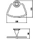 Купить Кольцо для полотенец Savol 89C S-08960C в магазине сантехники Santeh-Crystal.ru