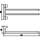 Приобрести Полотенцедержатель 40,1 см Savol 73 S-007302 в магазине сантехники Santeh-Crystal.ru