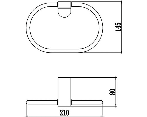 Заказать Кольцо для полотенец Savol 73 S-007363 в магазине сантехники Santeh-Crystal.ru