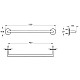 Заказать Полотенцедержатель 50,8 см Vitra Origin A4488626 в магазине сантехники Santeh-Crystal.ru