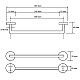 Приобрести Полотенцедержатель 65,5 см Bemeta Amber 155204042 в магазине сантехники Santeh-Crystal.ru