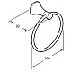 Купить Кольцо для полотенец Jacob Delafon Coralais E13435-CP в магазине сантехники Santeh-Crystal.ru