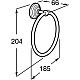 Купить Кольцо для полотенец Roca Carmen 817002001 в магазине сантехники Santeh-Crystal.ru