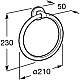Приобрести Кольцо для полотенец Roca Hotels 816724001 в магазине сантехники Santeh-Crystal.ru