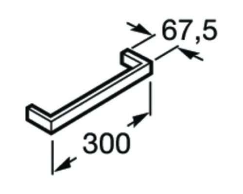 Заказать Полотенцедержатель 30 см Roca Nuova 816525001 в магазине сантехники Santeh-Crystal.ru