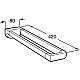 Приобрести Полотенцедержатель 42 см Roca Tempo 817031001 в магазине сантехники Santeh-Crystal.ru