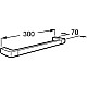 Приобрести Полотенцедержатель 30 см Roca Tempo 817039001 в магазине сантехники Santeh-Crystal.ru