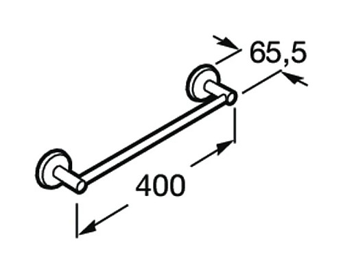 Заказать Полотенцедержатель 40 Roca Twin 816709001 в магазине сантехники Santeh-Crystal.ru