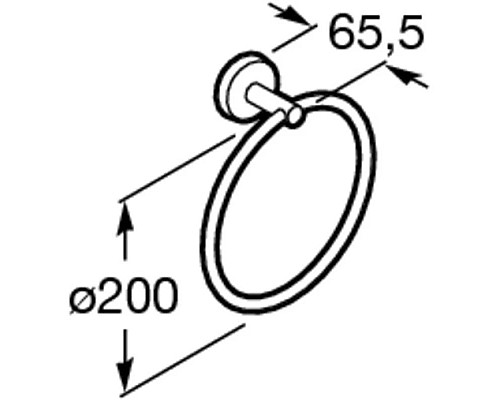 Приобрести Кольцо для полотенец Roca Twin 816711001 в магазине сантехники Santeh-Crystal.ru