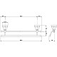 Купить Полотенцедержатель 63 см Nicolazzi Teide 1498CR05 в магазине сантехники Santeh-Crystal.ru