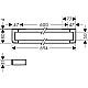 Приобрести Полотенцедержатель 60 см Axor Universal 42832140 в магазине сантехники Santeh-Crystal.ru