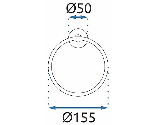 Купить Кольцо для полотенец Rea Mist REA-80028 в магазине сантехники Santeh-Crystal.ru