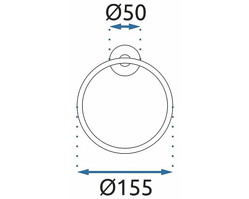 Приобрести Кольцо для полотенец Rea Mist REA-80029 в магазине сантехники Santeh-Crystal.ru