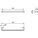 Купить Полотенцедержатель 60 см Ideal Standard Conca T4498A2 в магазине сантехники Santeh-Crystal.ru