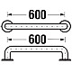 Заказать Поручень 60 см Jika Universum 3897210030001 в магазине сантехники Santeh-Crystal.ru