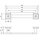 Приобрести Поручень 36 см Villeroy & Boch Elements-Striking TVA15202200061 в магазине сантехники Santeh-Crystal.ru