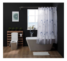 Штора для ванной комнаты Aquanet Круги SC7033A