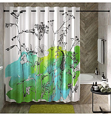 Штора для ванной комнаты WasserKRAFT Dill SC-39103