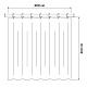 Купить Штора для ванной комнаты IDDIS Basic SCID132P в магазине сантехники Santeh-Crystal.ru