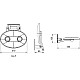 Заказать Cиденье для душа Ravak Ovo P полупрозрачное белое B8F0000001 в магазине сантехники Santeh-Crystal.ru