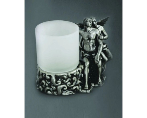 Заказать Стакан настольный серебро Art&Max Romantic AM-0081D-T в магазине сантехники Santeh-Crystal.ru