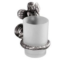 Стакан с держателем серебро Art&Max Fairy AM-0984-T