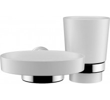 Держатель с мыльницей и стаканом Fixsen Best FX71606+08